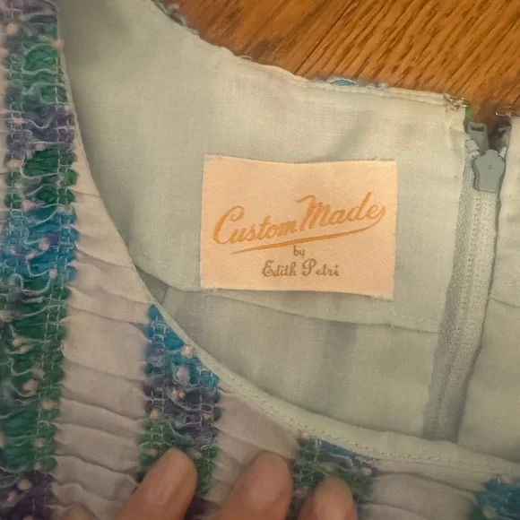 70s embroidery dress - Picture 2 of 2